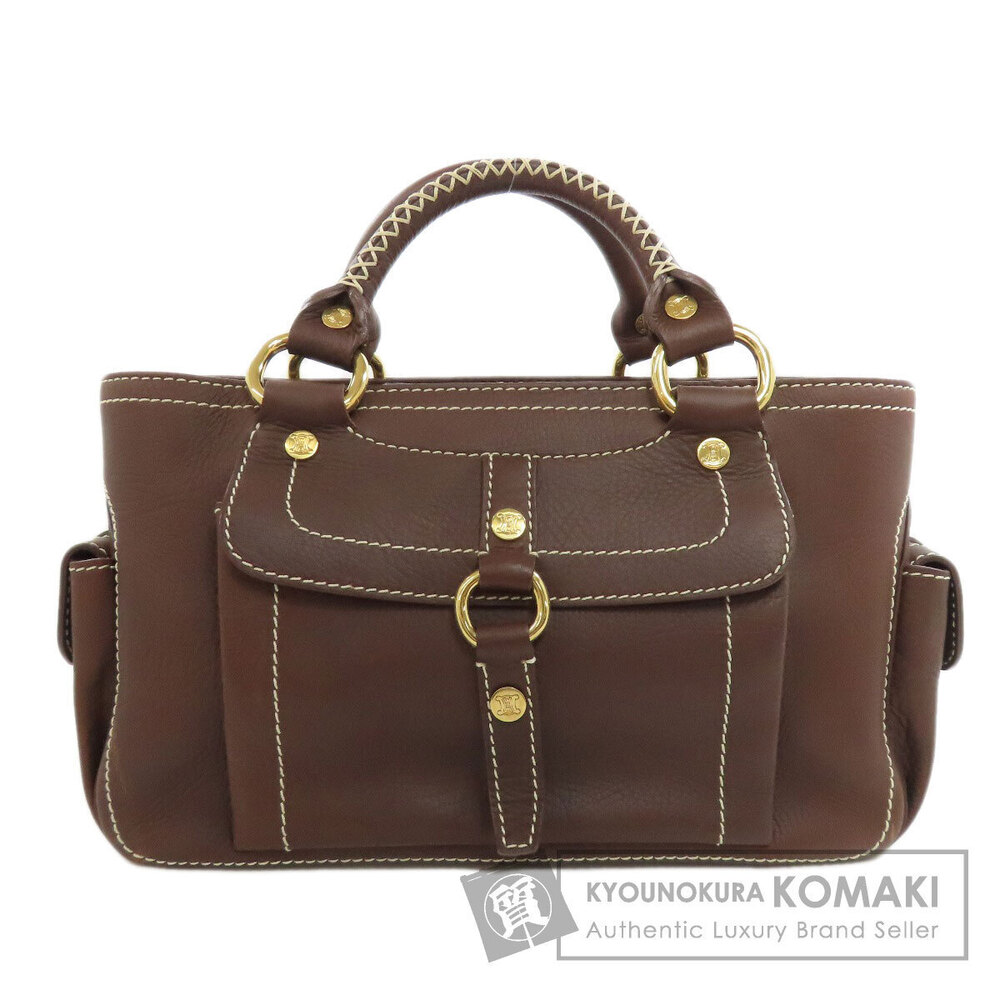 Celine Boogie Bag Leather Handbag